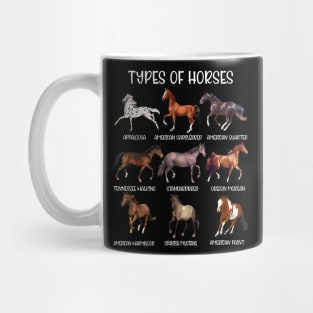 Types Of Horses, Horse Breed, Horseback Riding Mug